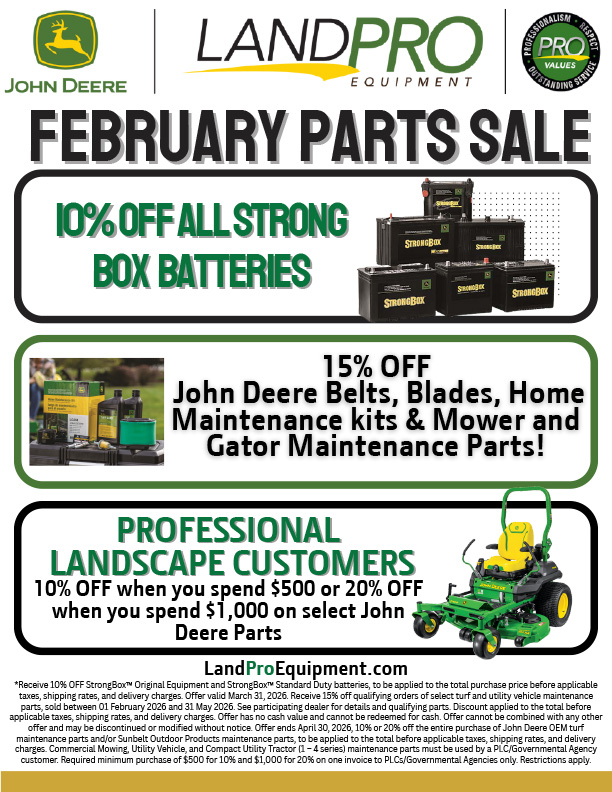 FEBRUARY PARTS SALE | 
