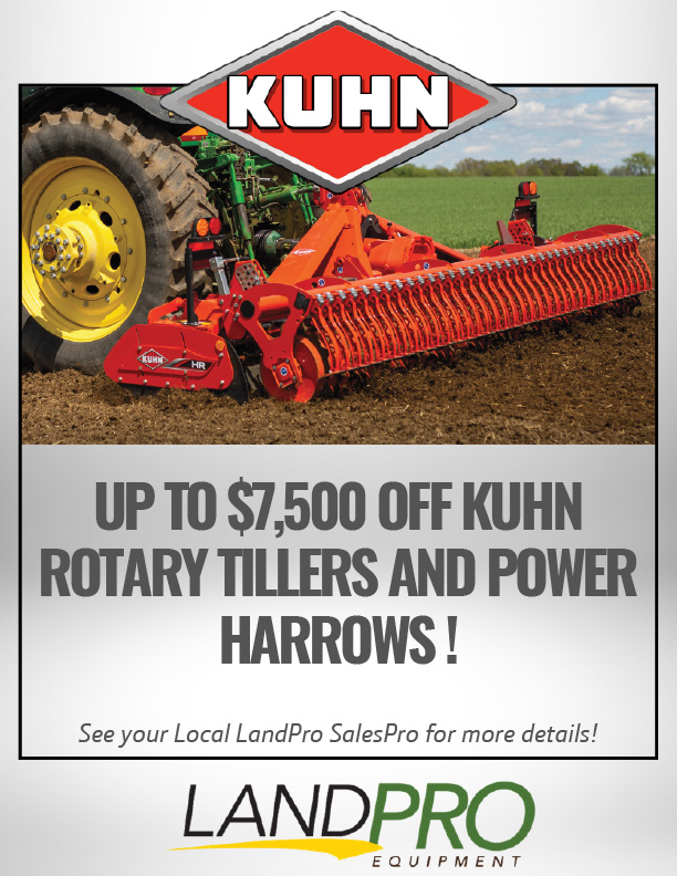 KUHN ROTARY TILLERS AND POWER HARROWS SPECIAL | 