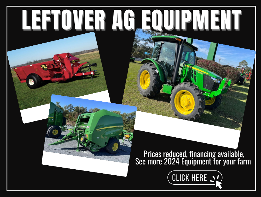 Leftover AG Equipment | Prices reduced, financing available, See more 2024 Equipment for your farm