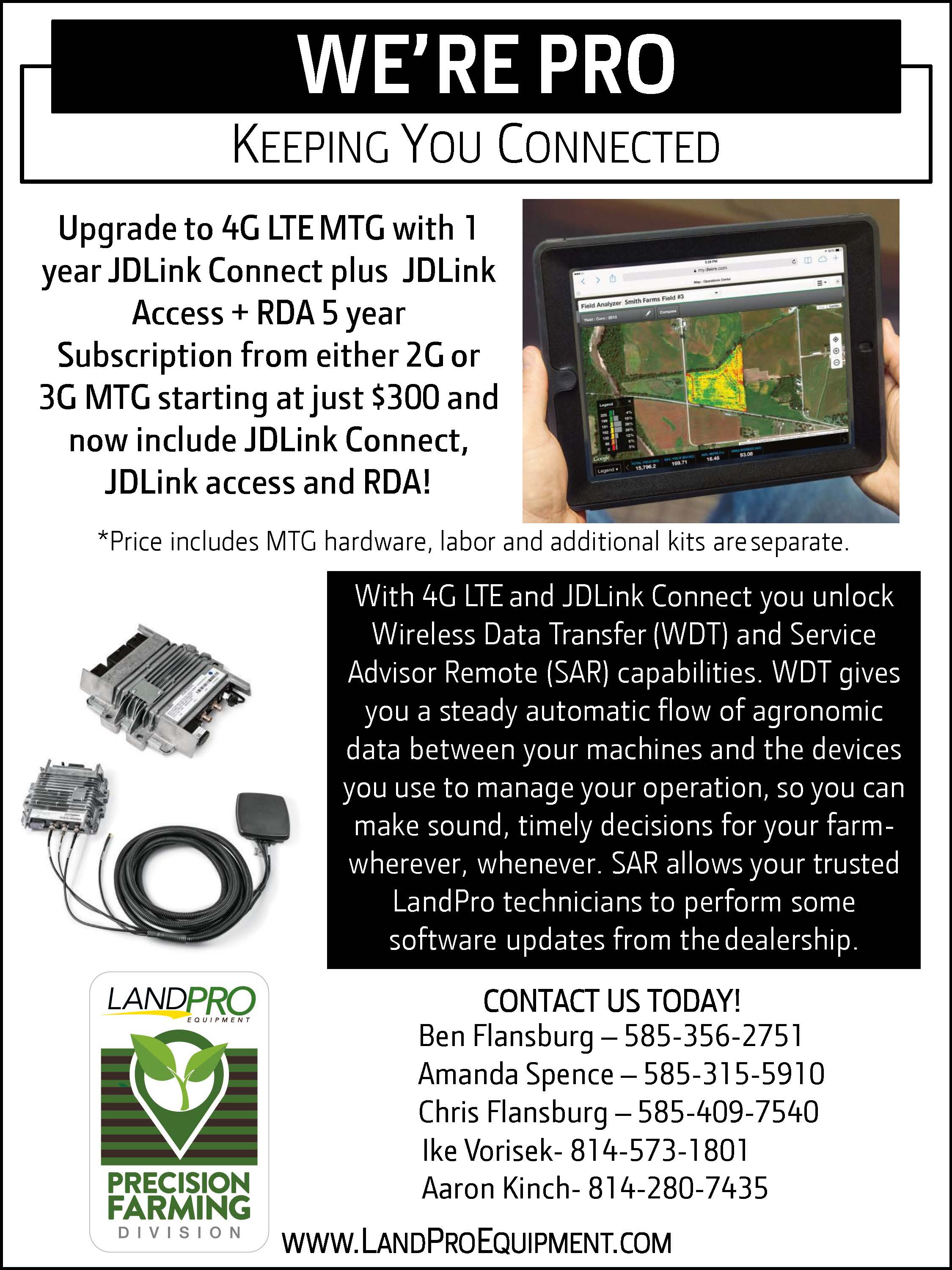 Upgrade to 4G LTE MTG