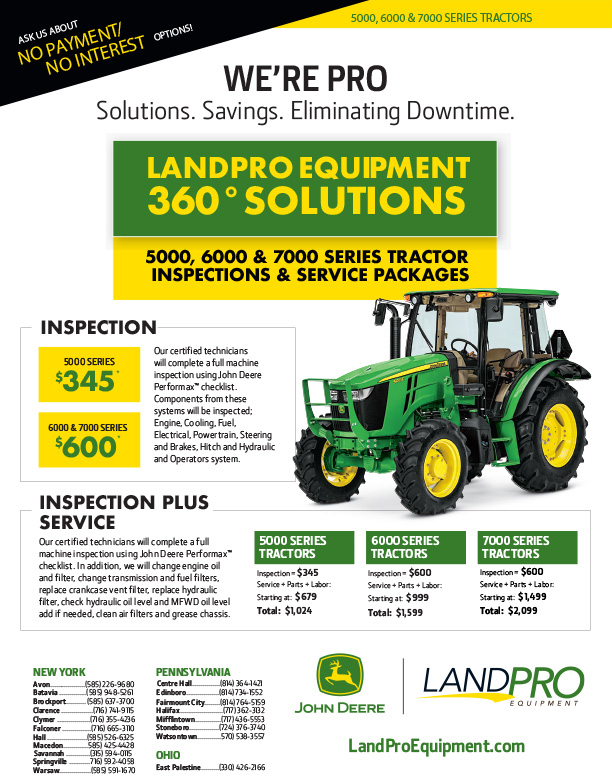 AG Service Specials 5000 6000 7000