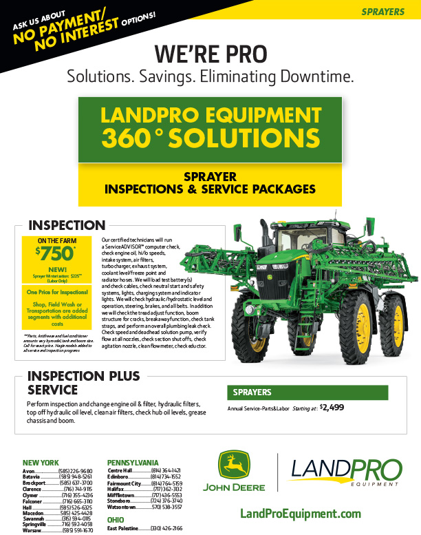 AG Service Specials Sprayers
