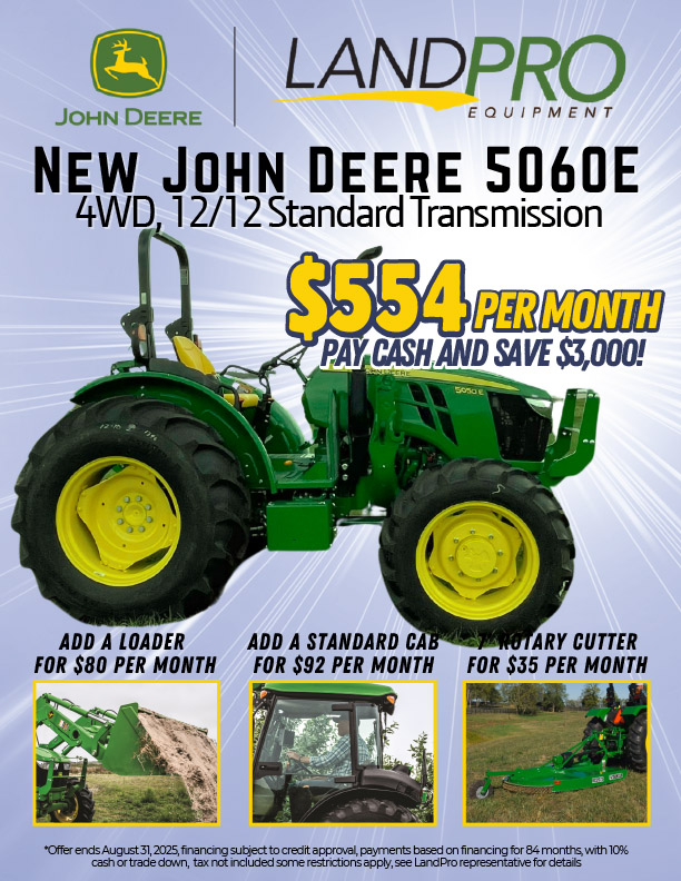 SUN'S OUT, SALES OUT - 5060E COMPACT TRACTOR | 