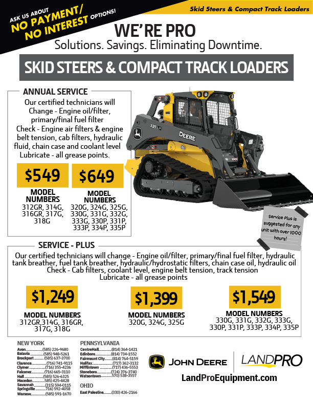 CCE Service Specials SSLs