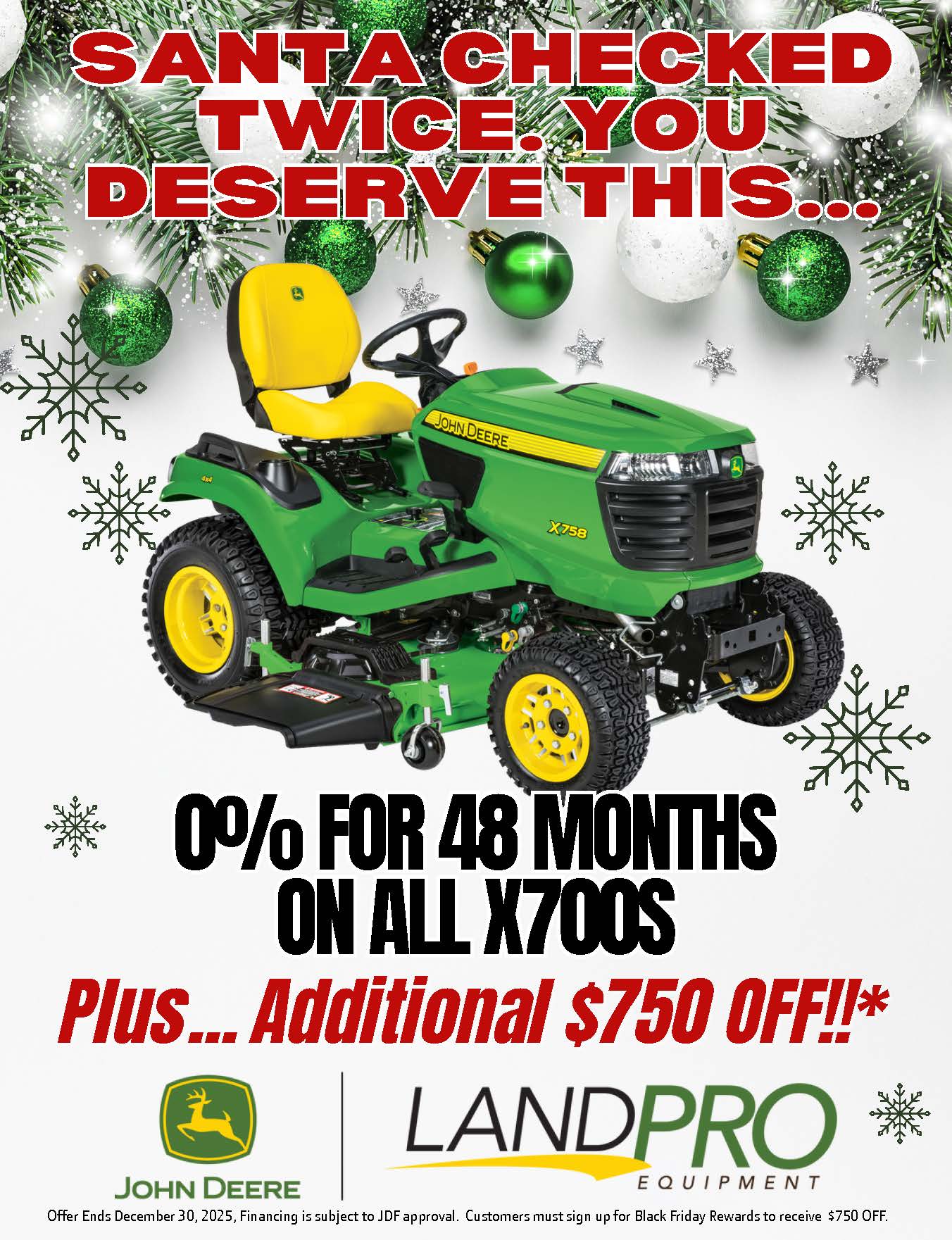 0% For 48 Months On All X700S | Plus Additinal $750 Off! 0% For 48 Months On All X700S | Plus Additinal $750 Off!