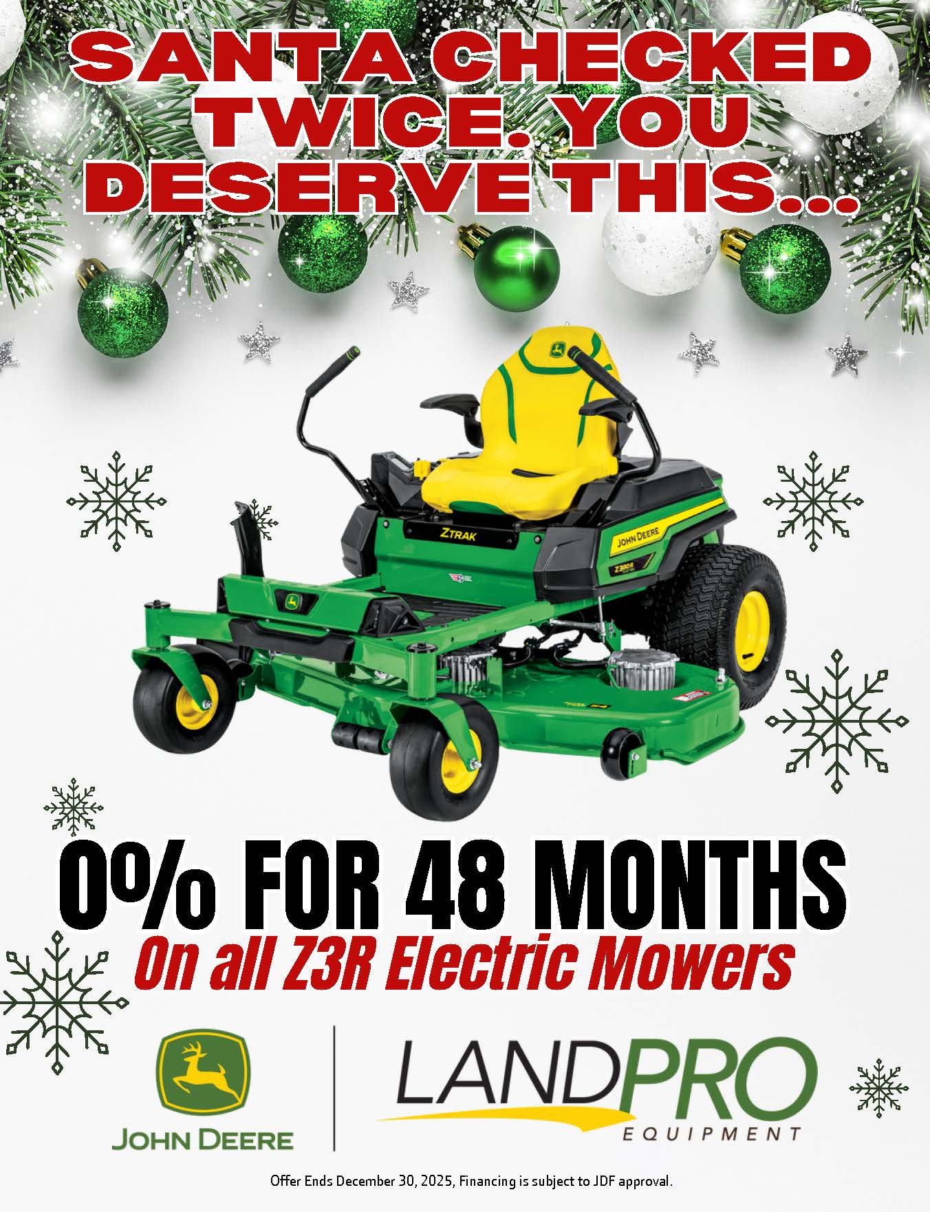0% For 48 Months All Z34 Electric Mowers | 0% For 48 Months All Z34 Electric Mowers |