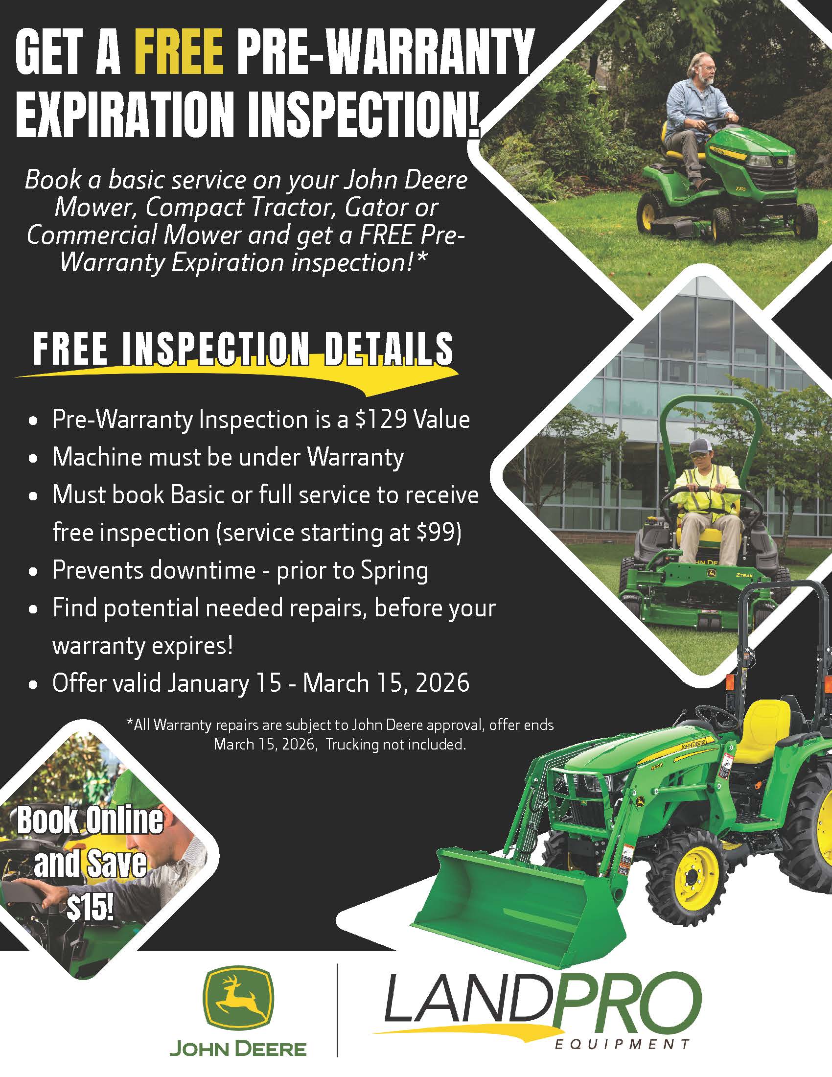 Get Free Pre-Warranty Expiration Inspection! | 