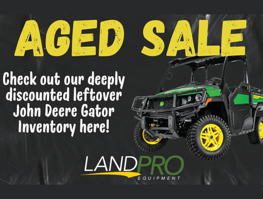 Gator Aged Sale | Check out our deeply discounted leftover John Deere Gator Inventory here!