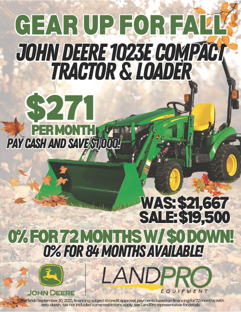 John Deere 1023E Compact Tractor & Loader | 