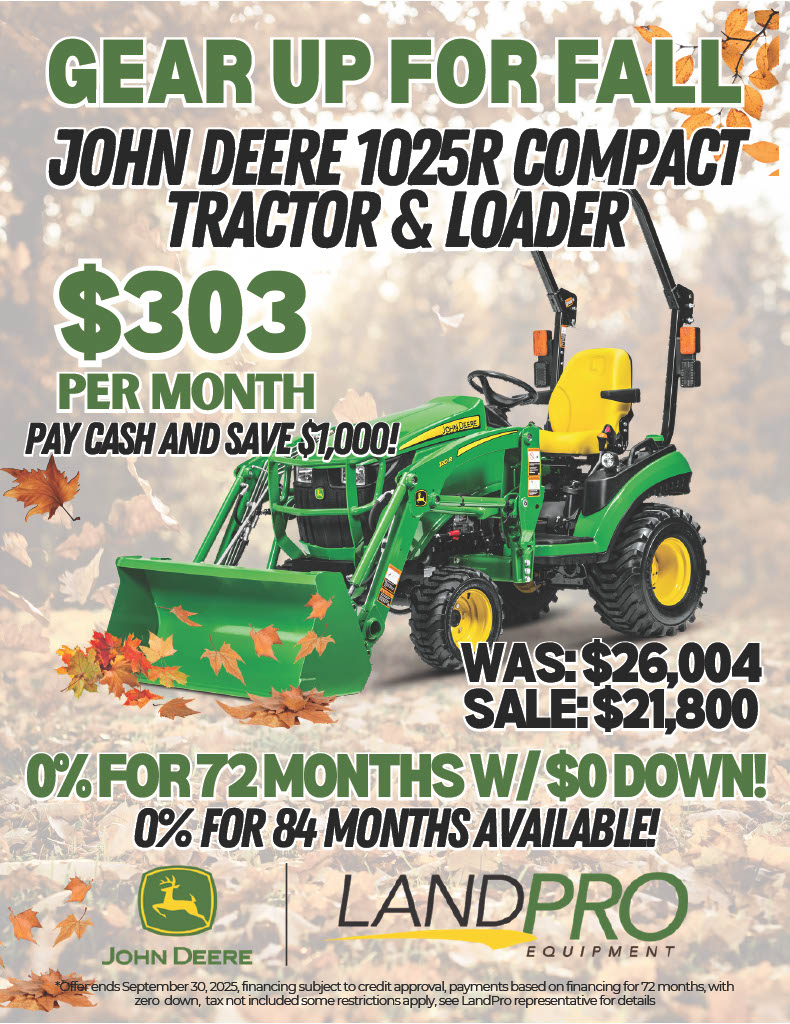 John Deere 1025R Compact Tractor & Loader | 
