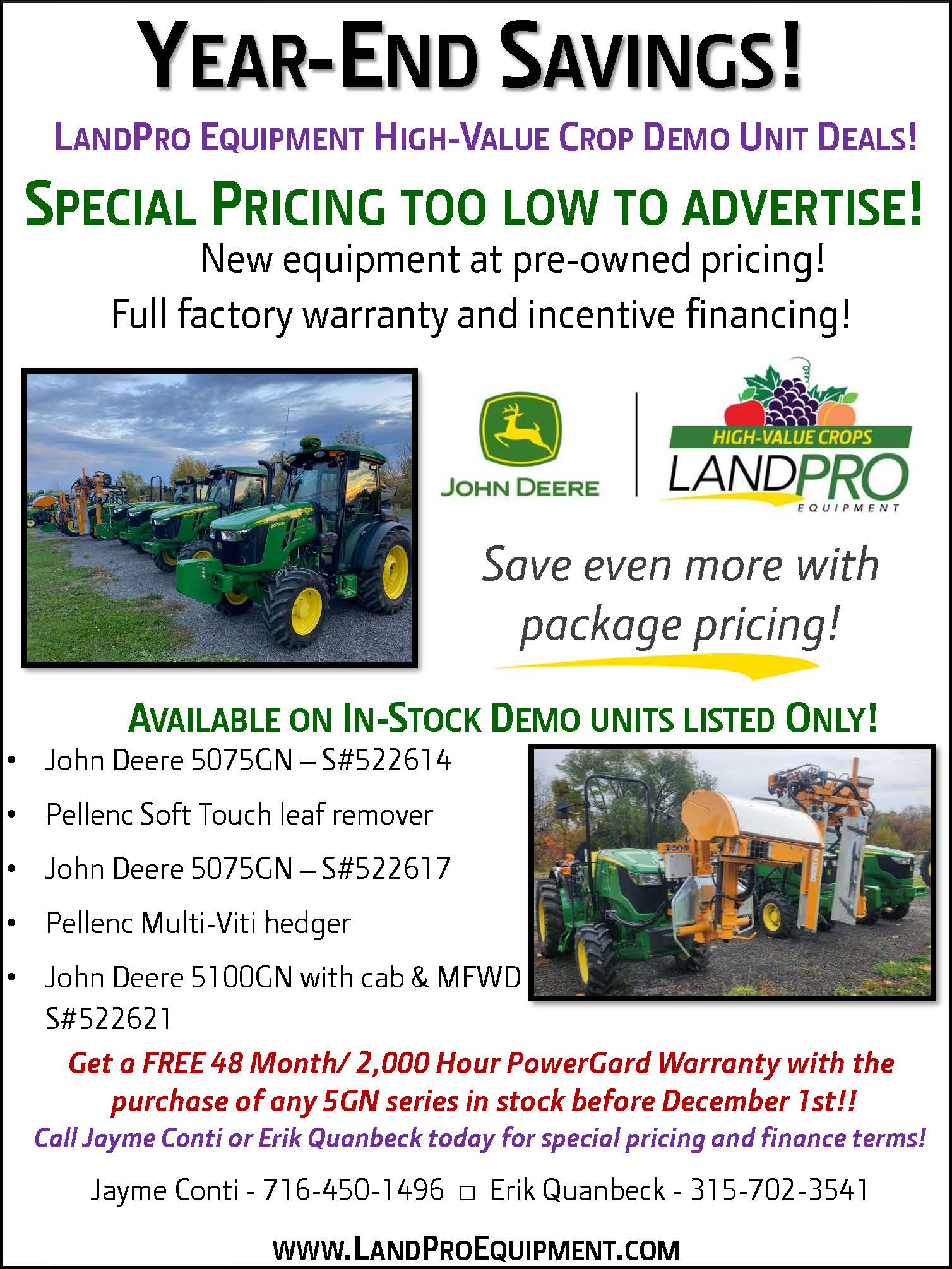 Year End Savings! | 