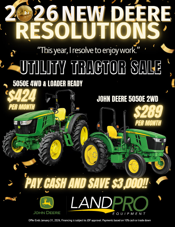 5050E SALE | 2026 NEW DEERE RESOLUTIONS 5050E SALE | 2026 NEW DEERE RESOLUTIONS