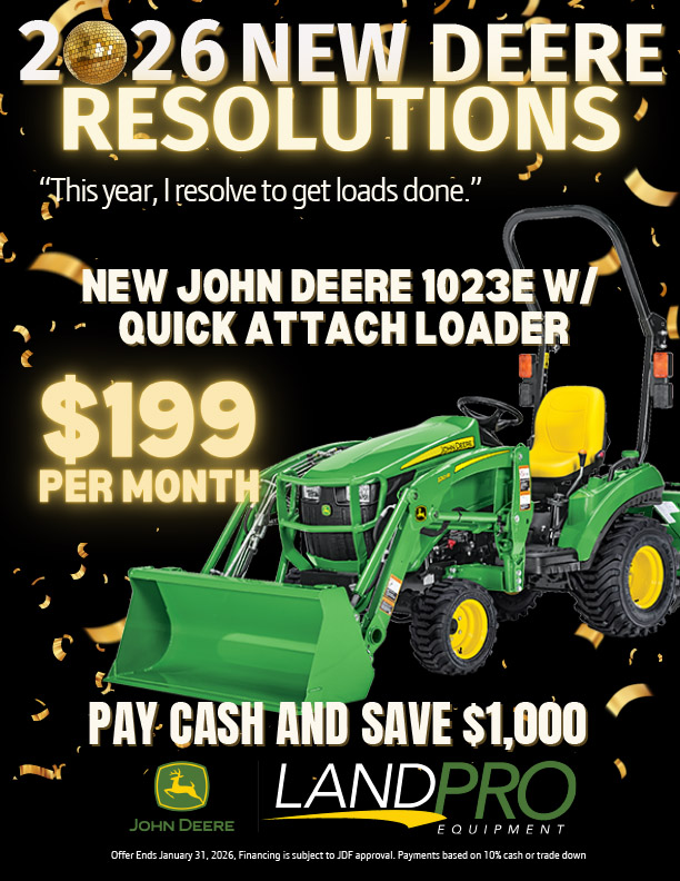 1023E SALE | 2026 NEW DEERE RESOLUTIONS 1023E SALE | 2026 NEW DEERE RESOLUTIONS