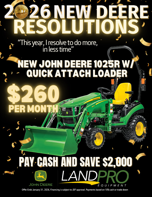 1025R SALE | 2026 NEW DEERE RESOLUTIONS 1025R SALE | 2026 NEW DEERE RESOLUTIONS