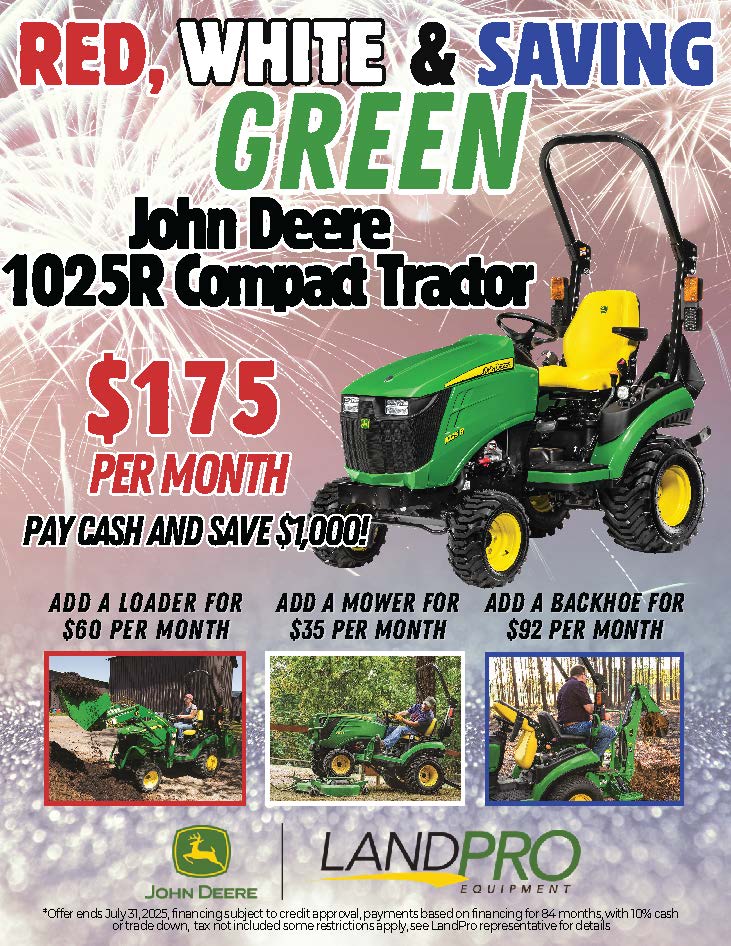 John Deere 1025R Compact Tractor | $175 Per Month - Pay Cash and Save $1000