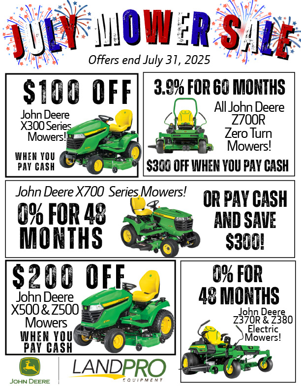 July 2025 Mower Sale | 