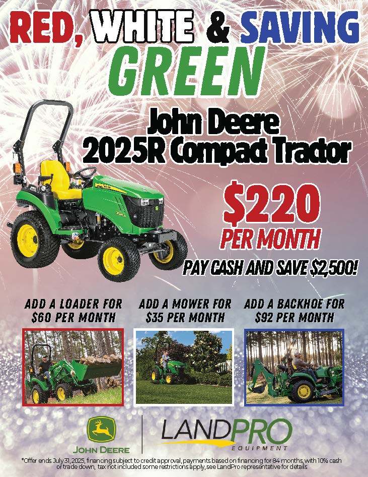 John Deere 2025R Compact Tractor | $220 Per Month - Pay Cash and Save $2500