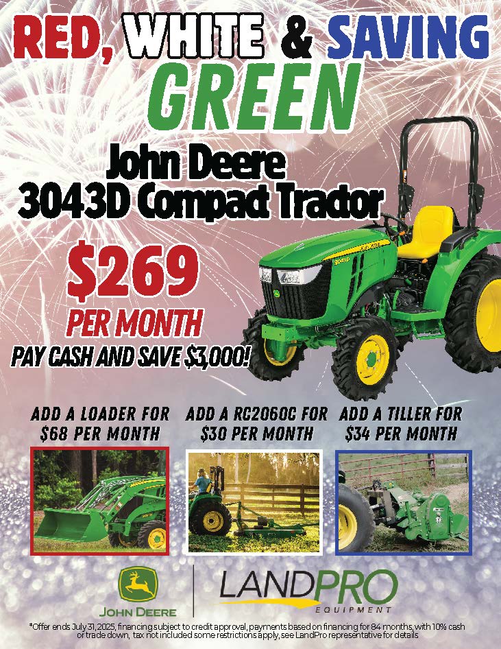 John Deere 3043D Compact Tractor | $269 Per Month - Pay Cash and Save $3000