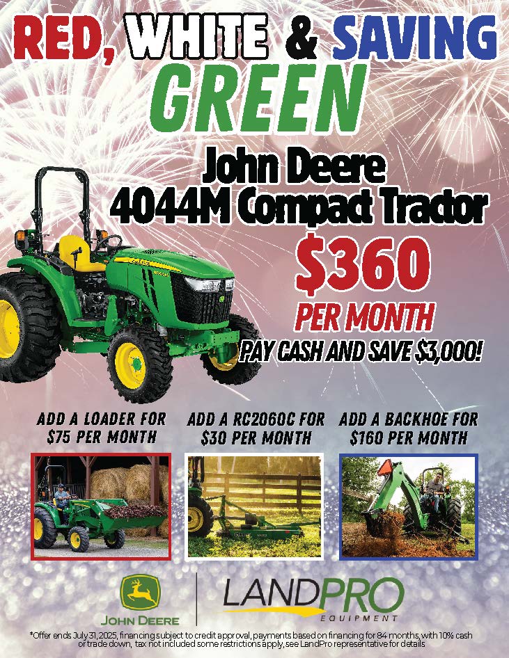 John Deere 4044M Compact Tractor | $360 Per Month - Pay Cash and Save $3000