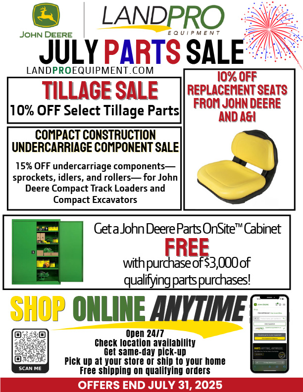 JULY PARTS SALE | Shop Online Anytime