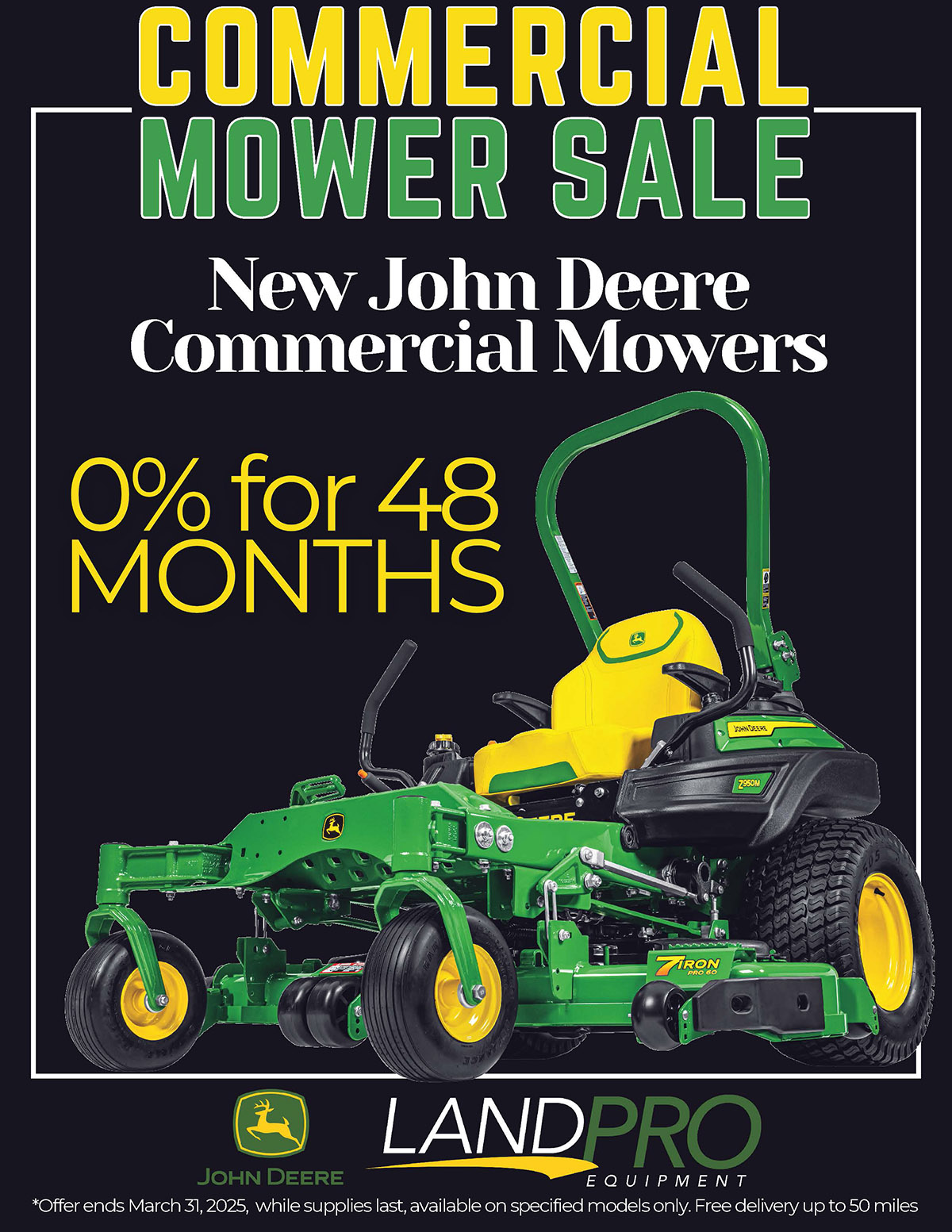 Commercial Mower Sale | 0% for 48 Months