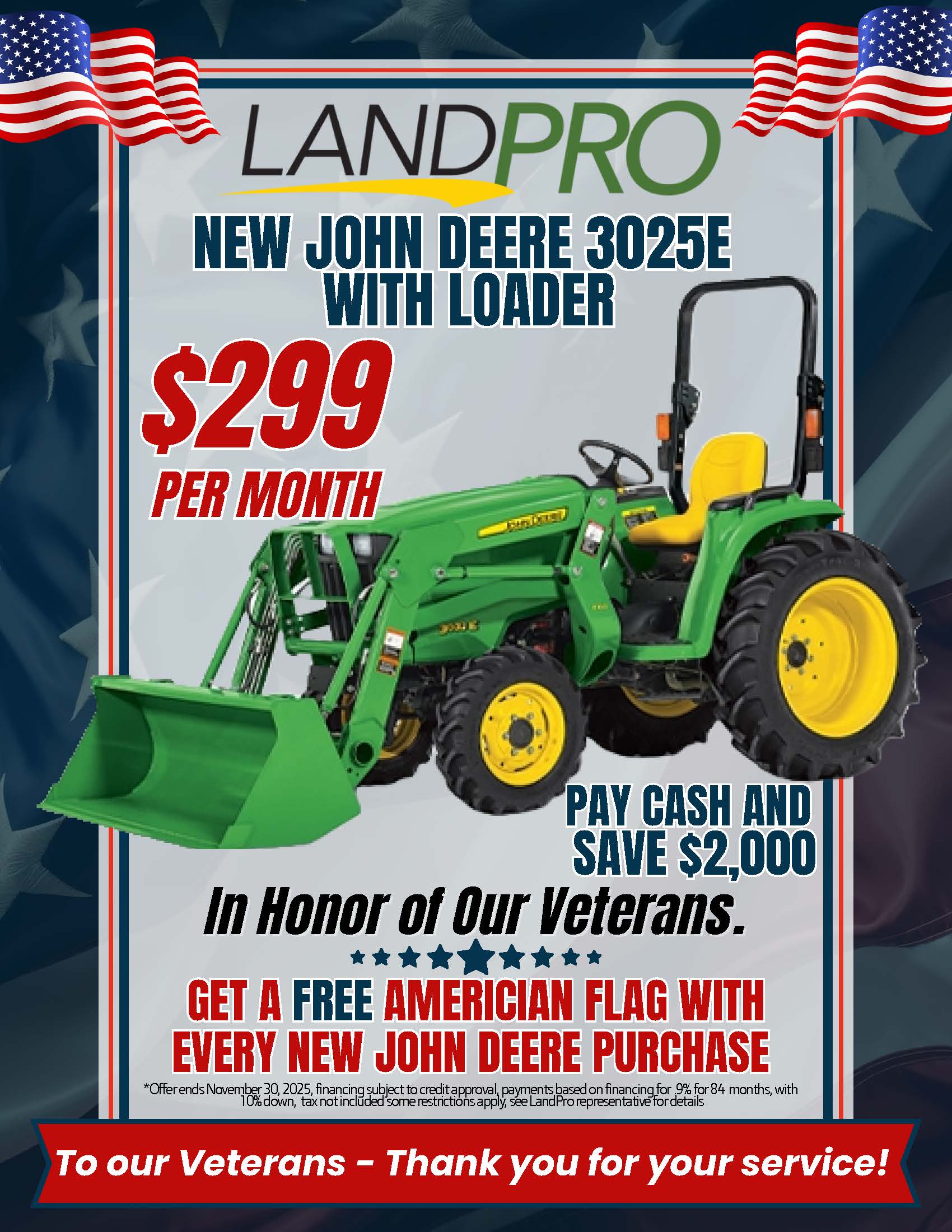 John Deere 3025E w/ Loader | 