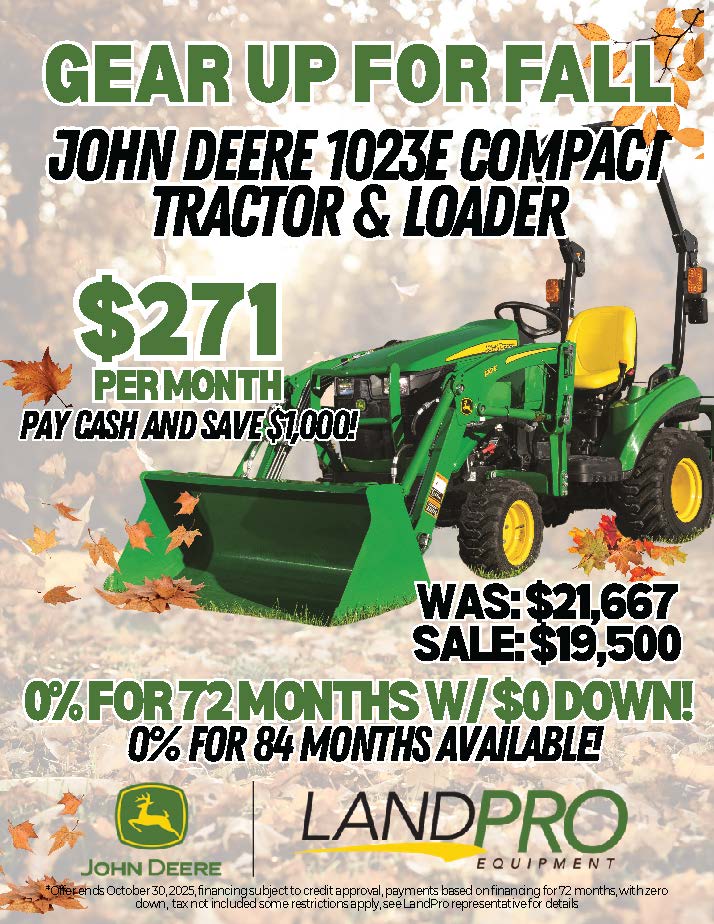 John Deere 1023E Compact Tractor & Loader | 