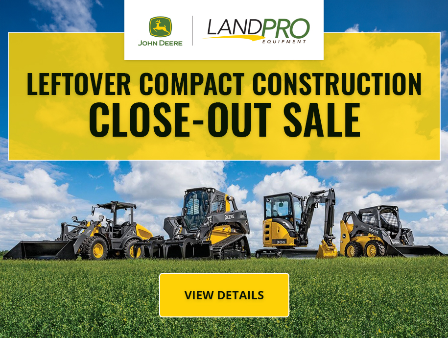 John Deere Equipment LandPro Equipment Serving Ohio, Pennsylvania