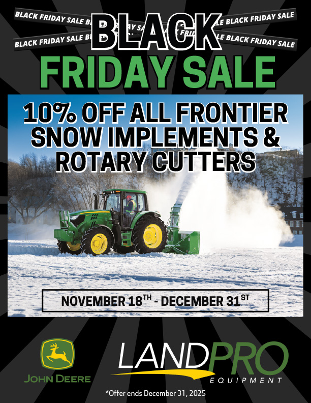 BLACK FRIDAY SALE | 10% OFF ALL FRONTIER SNOW IMPLEMENTS & ROTARY CUTTERS BLACK FRIDAY SALE | 10% OFF ALL FRONTIER SNOW IMPLEMENTS & ROTARY CUTTERS