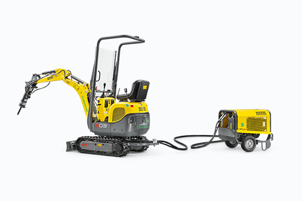 Wacker Neuson     | Tracked Conventional Tail Excavators | Model 803 Dual Power for sale at LandPro Equipment; NY, OH & PA