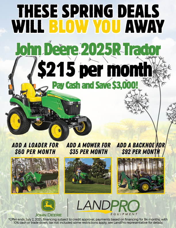 John Deere 2025R Tractor Sale | 
