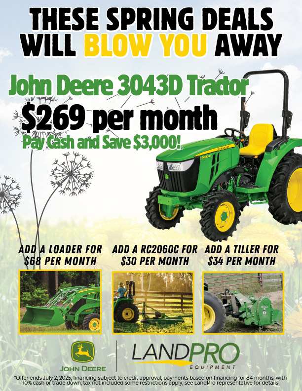 John Deere 3043D Tractor Sale | THESE SPRING DEALS WILL BLOW YOU AWAY